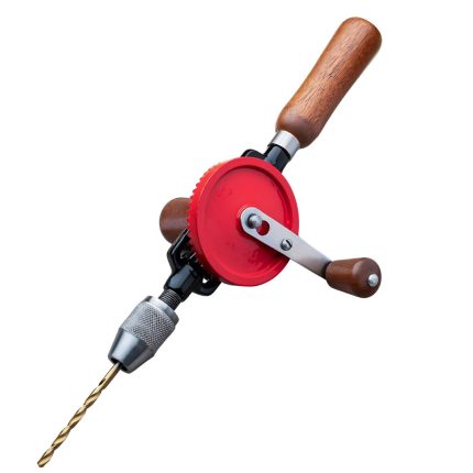 Urbanluxex Ergonomic Vintage Geared Hand Drill for Precision Crafting